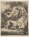 St. Jerome Reading, Rembrandt (Rembrandt van Rijn)  Dutch, Etching