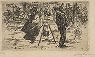 Christmas Dinners, John Sloan  American, Etching