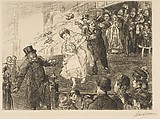 The Little Bride, from "New York City Life", John Sloan American, Etching