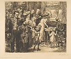 Copyist at The Metropolitan Museum, John Sloan  American, Etching