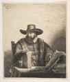 Cornelis Claesz Anslo, Preacher, Rembrandt (Rembrandt van Rijn)  Dutch, Etching and drypoint; third of five states