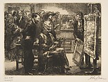 The Picture Buyer, from "New York City Life", John Sloan  American, Etching