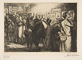 Connoisseurs of Prints, from "New York City Life", John Sloan American, Etching