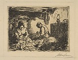 Rag Pickers, John Sloan  American, Etching