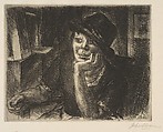 Rector's Daughter, John Sloan American, Etching