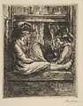 Sisters at the Window, John Sloan  American, Etching
