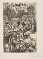 Little Pierre Is Frightened by the Mountebank, John Sloan American, Photogravure