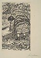 The Amateur Plasterer, John Sloan American, Photogravure