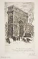Washington Arch, John Sloan  American, Etching