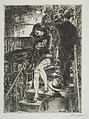 Subway Stairs, John Sloan  American, Etching