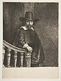 Ephraim Bueno, Jewish Physician, Rembrandt (Rembrandt van Rijn)  Dutch, Etching, engraving and drypoint; second of two states