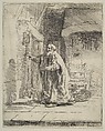 The Blindness of Tobit, Rembrandt (Rembrandt van Rijn)  Dutch, Etching with touches of drypoint; first of two states