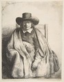 Clement de Jonghe, printseller, Rembrandt (Rembrandt van Rijn)  Dutch, Etching