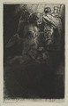 Jacob's Ladder, Rembrandt (Rembrandt van Rijn)  Dutch, Etching, burin, and drypoint; first of four states