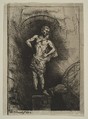 The Image Seen by Nebuchadnezzar, Rembrandt (Rembrandt van Rijn)  Dutch, Etching, burin, and drypoint; third of five states