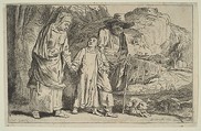 Christ Between His Parents Returning from the Temple, Baron Dominique Vivant Denon  French, Etching