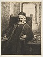 Jan Lutma, goldsmith, Rembrandt (Rembrandt van Rijn) Dutch, Etching, engraving and drypoint; first of four states