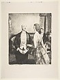 The Parlor Critic, George Bellows (American, Columbus, Ohio 1882–1925 New York), Lithograph