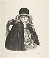 Jean in a Black Hat, George Bellows (American, Columbus, Ohio 1882–1925 New York), Lithograph