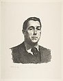 Portrait of Eugene Speicher, First Stone, George Bellows (American, Columbus, Ohio 1882–1925 New York), Lithograph