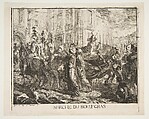 Gabriel de Saint-Aubin  French, Etching, between second and third states
