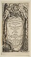 Vignettes pour les "Tablettes historiques, topographiques et physiques de Bourgogne", After Gabriel de Saint-Aubin (French, Paris 1724–1780 Paris), Etching