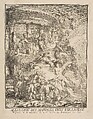 Allegory of the Marriages Performed by the City of Paris in Honor of the Birth of the Duc de Bourgogne in 1751, Gabriel de Saint-Aubin  French, Etching, between second and third states