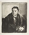 Portrait of Robert Aitken, First Stone, George Bellows (American, Columbus, Ohio 1882–1925 New York), Lithograph