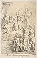 Ecce Homo, Claude Gillot  French, Etching