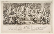 The Passion for War, Claude Gillot  French, Etching; second state