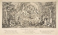 The Feast of the Faun, Claude Gillot (French, Langres 1673–1722 Paris), Etching, fifth state
