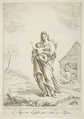 Rest on the flight into Egypt, Anonymous, French, 18th century French, Etching