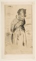 The Little Girl, Edouard Manet (French, Paris 1832–1883 Paris), Etching and drypoint on laid paper, state one of two