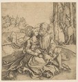 Ill-Matched Couple, Albrecht Dürer  German, Engraving