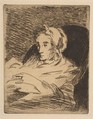 The Convalescent (Suzanne Manet), Edouard Manet French, Etching, drypoint, and aquatint in brown ink on tan laid paper; third state of three