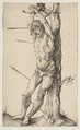 Saint Sebastian Tied to a Tree, Albrecht Dürer German, Engraving