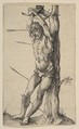 Saint Sebastian Tied to a Tree, Albrecht Dürer German, Engraving