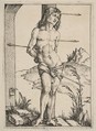 Saint Sebastian Bound to the Column, Albrecht Dürer German, Engraving