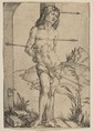Saint Sebastian Bound to the Column, Albrecht Dürer German, Engraving
