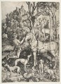 Saint Eustace, Albrecht Dürer German, Engraving