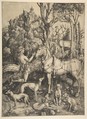 Saint Eustace, Albrecht Dürer German, Engraving