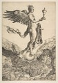 Nemesis (The Great Fortune), Albrecht Dürer German, Engraving