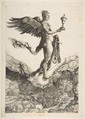 Nemesis (The Great Fortune), Albrecht Dürer German, Engraving