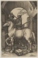 The Little Horse (copy), Jan (Johannes) Wierix  Netherlandish, Engraving