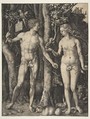 Adam and Eve, Albrecht Dürer  German, Engraving
