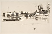 Fulham (Chelsea), James McNeill Whistler (American, Lowell, Massachusetts 1834–1903 London), Facsimile of etching