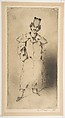 Portrait of Whistler, Carlo Pellegrini (Italian, Capua 1839–1889 London), Drypoint