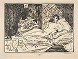 Olympia, Edouard Manet French, Wood engraving