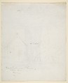 Study of a Tree; verso: Study of Houses, Ernst Ferdinand Oehme (German, Dresden 1797–1855 Dresden), Graphite