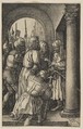 Christ before Pilate, from "The Passion", Albrecht Dürer  German, Engraving